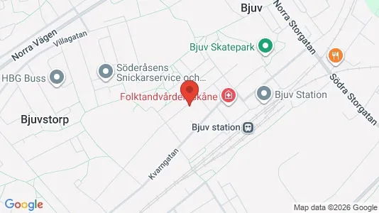 Apartments for rent i Bjuv - kort over placeringen