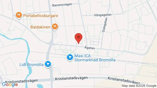 Apartments for rent i Bromölla - kort over placeringen