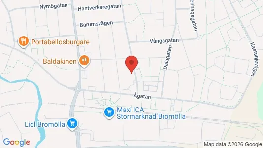 Apartments for rent i Bromölla - kort over placeringen
