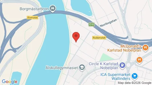 Apartments for rent i Karlstad - kort over placeringen