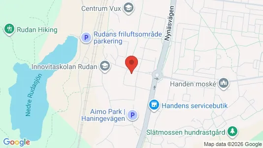 Apartments for rent i Haninge - kort over placeringen