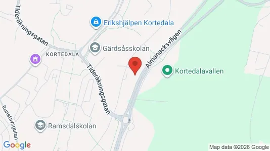 Apartments for rent i Gothenburg East - kort over placeringen