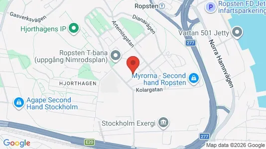Apartments for rent i Gärdet/Djurgården - kort over placeringen