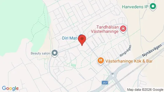 Apartments for rent i Haninge - kort over placeringen