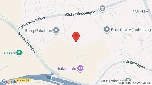 Rooms for rent i Uddevalla - kort over placeringen