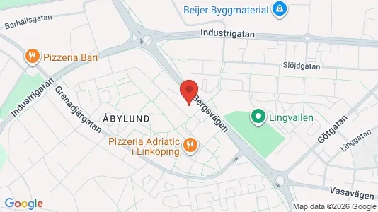 Apartments for rent i Linköping - kort over placeringen