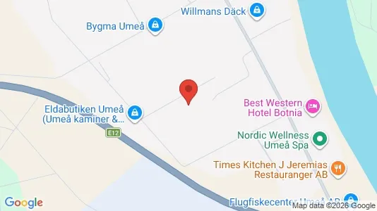 Apartments for rent i Umeå - kort over placeringen