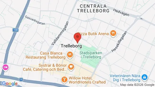 Apartments for rent i Trelleborg - kort over placeringen