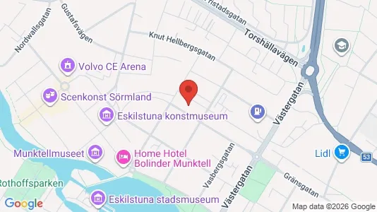 Apartments for rent i Eskilstuna - kort over placeringen