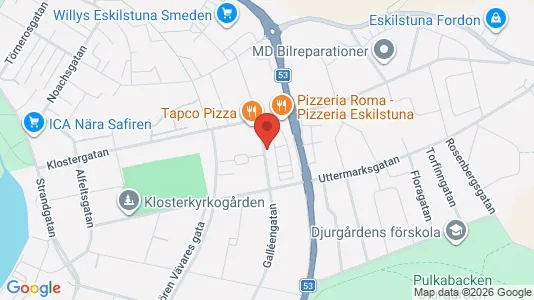 Apartments for rent i Eskilstuna - kort over placeringen