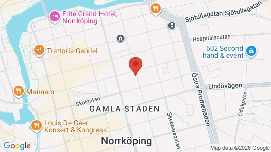 Apartments for rent i Norrköping - kort over placeringen