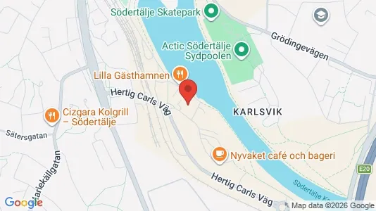 Apartments for rent i Södertälje - kort over placeringen