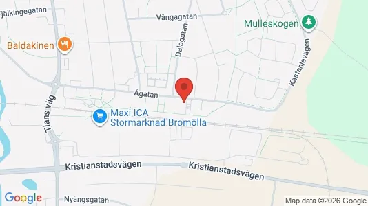 Apartments for rent i Bromölla - kort over placeringen