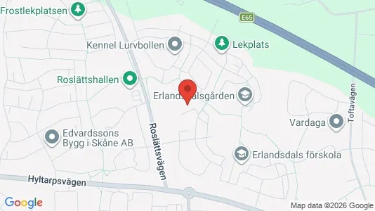 Apartments for rent i Svedala - kort over placeringen