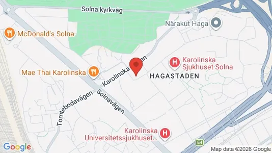 Apartments for rent i Solna - kort over placeringen