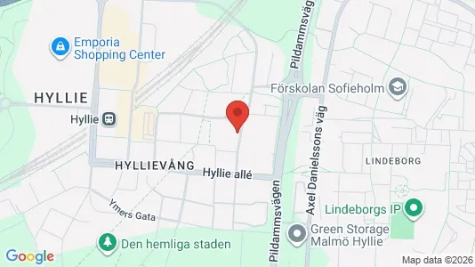Apartments for rent i Hyllie - kort over placeringen