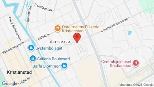 Apartments for rent i Kristianstad - kort over placeringen