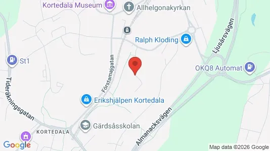Apartments for rent i Gothenburg East - kort over placeringen