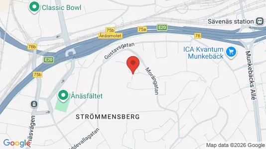 Apartments for rent i Örgryte-Härlanda - kort over placeringen