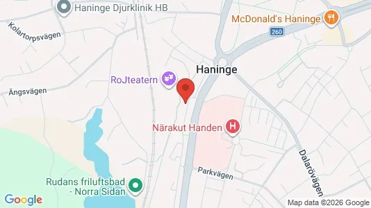 Apartments for rent i Haninge - kort over placeringen