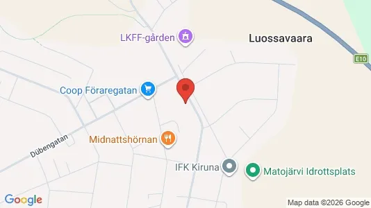 Apartments for rent i Kiruna - kort over placeringen