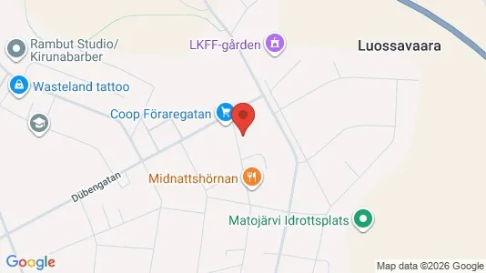 Apartments for rent i Kiruna - kort over placeringen