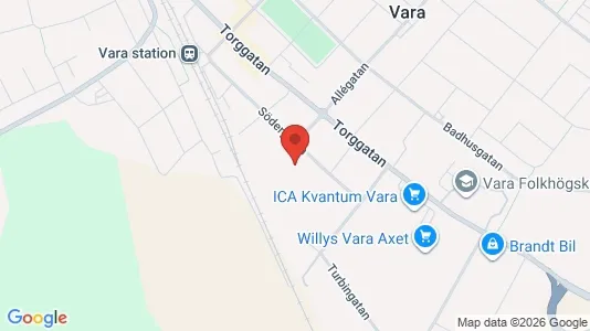 Apartments for rent i Vara - kort over placeringen