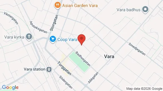 Apartments for rent i Vara - kort over placeringen