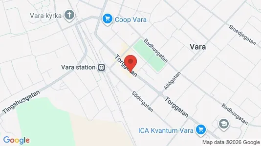 Apartments for rent i Vara - kort over placeringen