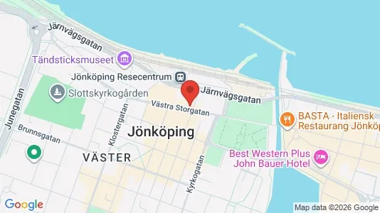 Apartments for rent i Jönköping - kort over placeringen