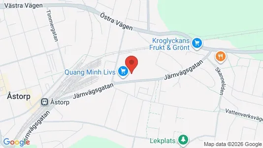 Apartments for rent i Åstorp - kort over placeringen