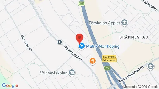 Apartments for rent i Norrköping - kort over placeringen