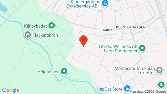 Apartments for rent i Lund - kort over placeringen