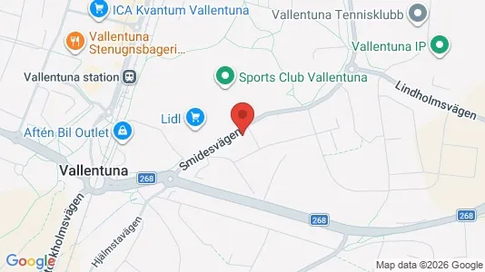 Apartments for rent i Vallentuna - kort over placeringen