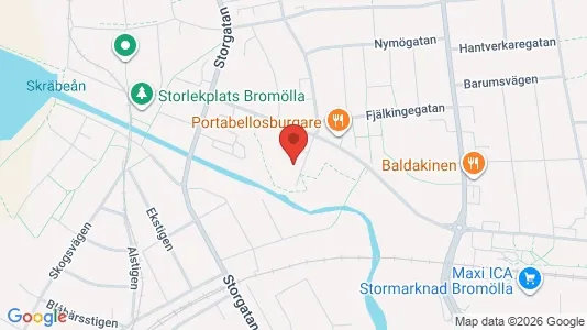 Apartments for rent i Bromölla - kort over placeringen