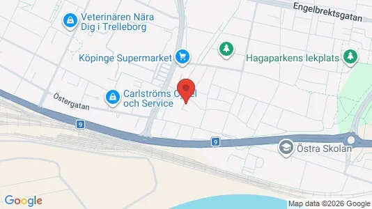 Apartments for rent i Trelleborg - kort over placeringen