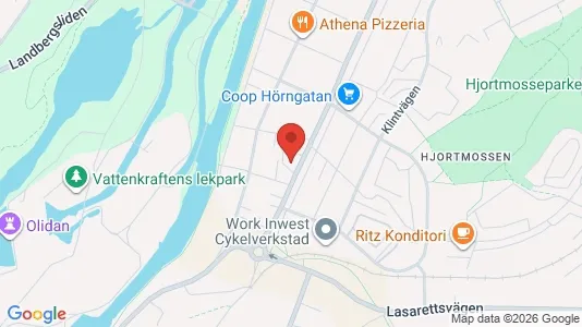 Rooms for rent i Trollhättan - kort over placeringen