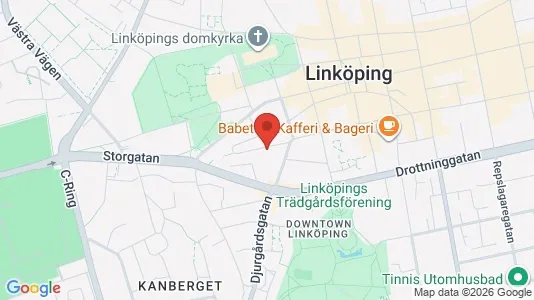 Apartments for rent i Linköping - kort over placeringen
