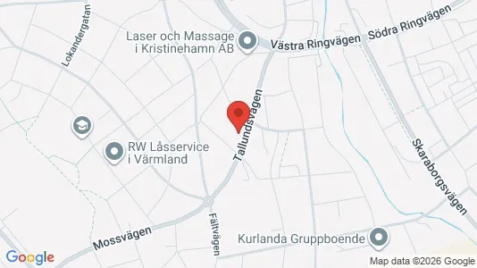 Apartments for rent i Kristinehamn - kort over placeringen