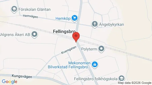 Apartments for rent i Lindesberg - kort over placeringen