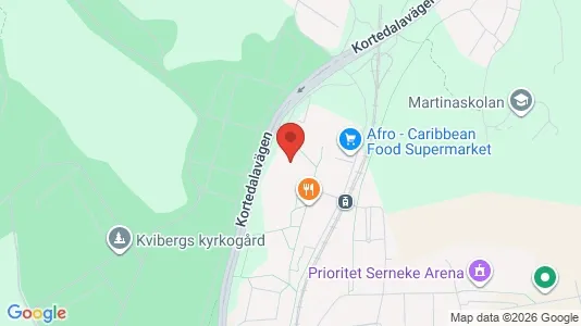 Apartments for rent i Gothenburg East - kort over placeringen