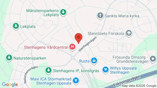 Apartments for rent i Uppsala - kort over placeringen