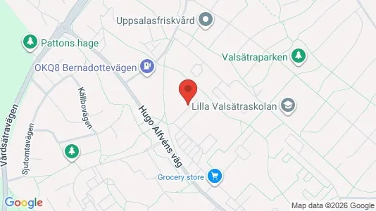 Apartments for rent i Uppsala - kort over placeringen