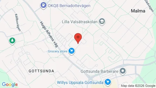 Apartments for rent i Uppsala - kort over placeringen