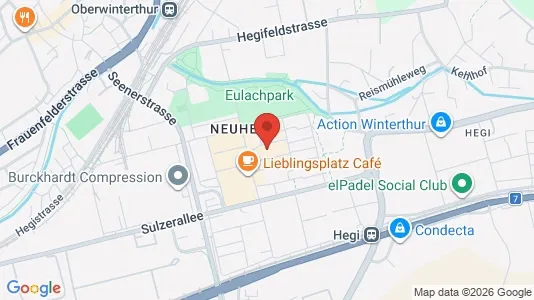 Apartments for rent i Winterthur - kort over placeringen
