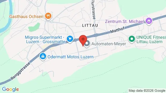 Apartments for rent i Luzern-Stadt - kort over placeringen