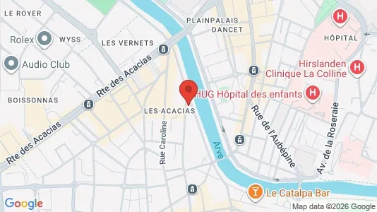 Apartments for rent i Carouge - kort over placeringen