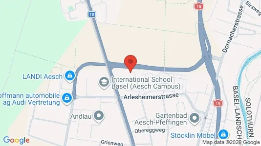 Apartments for rent i Arlesheim - kort over placeringen