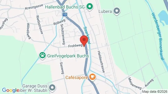 Apartments for rent i Werdenberg - kort over placeringen