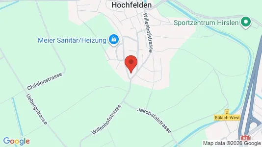 Apartments for rent i Bülach - kort over placeringen